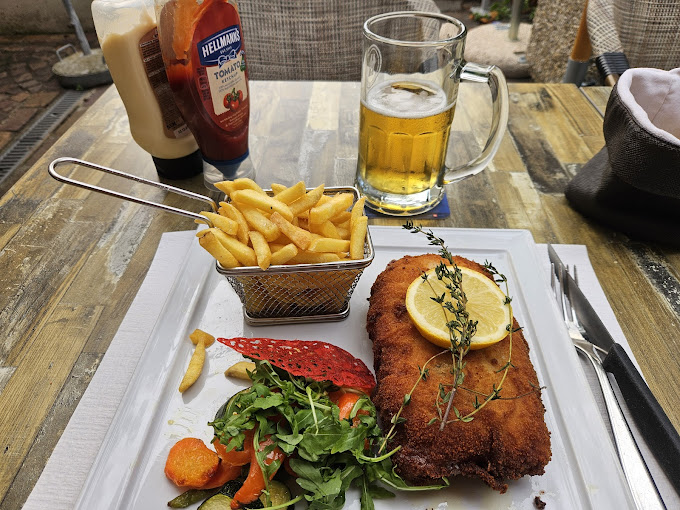 Haus-Cordon-Bleu im Restaurant Schmiede
